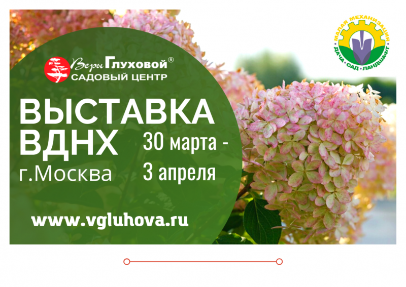Выставка на ВДНХ С 30 марта по 3 апреля